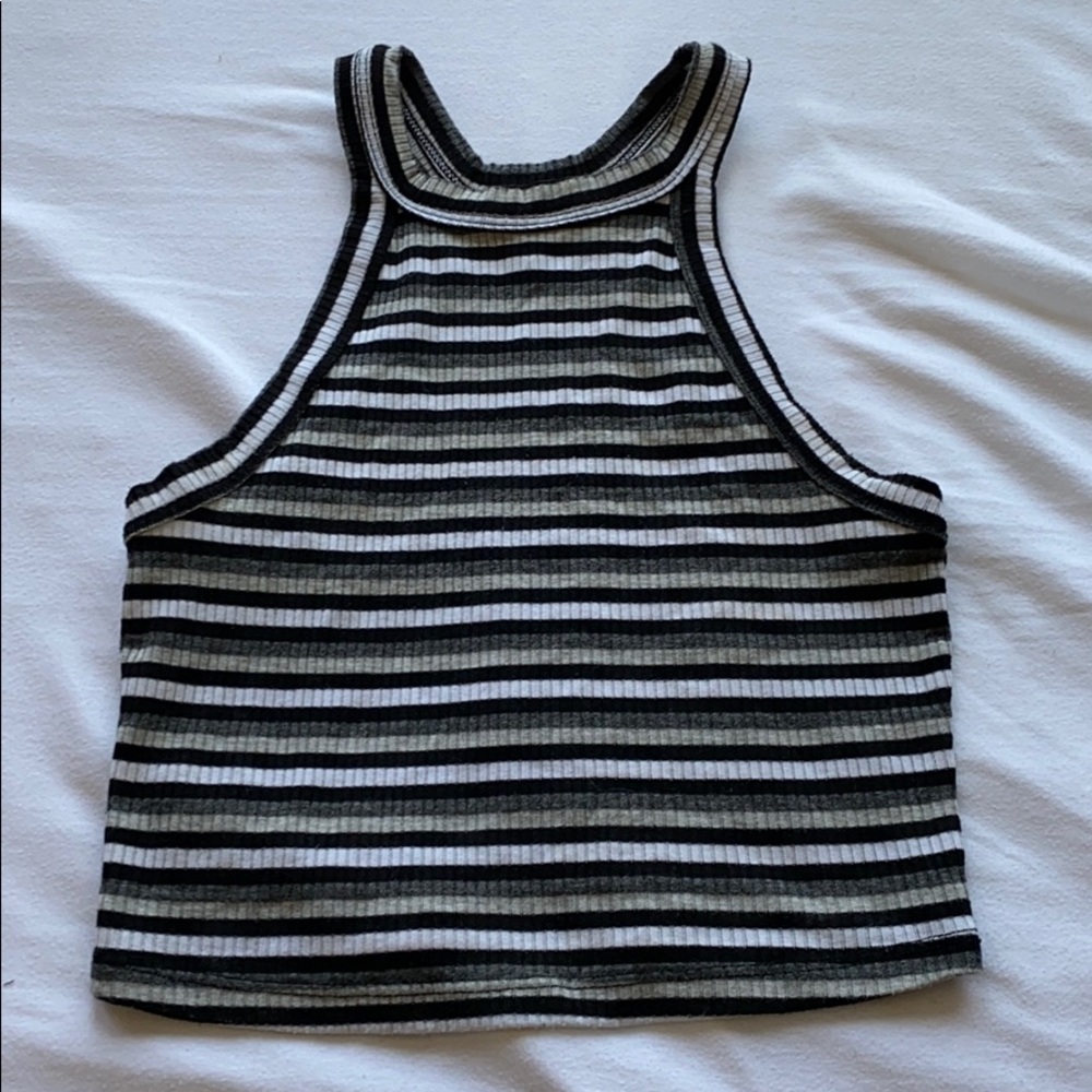 striped top, size m